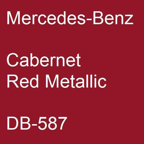 Mercedes-Benz, Cabernet Red Metallic, DB-587.